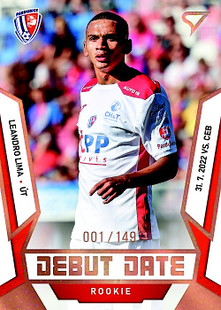 Leandro Lima Pardubice SportZoo FORTUNA:LIGA 2022/23 2. serie Debut Date Rookie /149 #DR-19